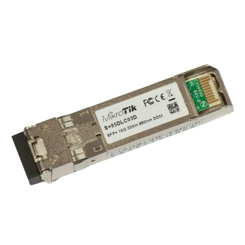 

Mikrotik S-85DLC05D 1.25G SFP Dual Optical Fiber LC Connector Multimode 550 m