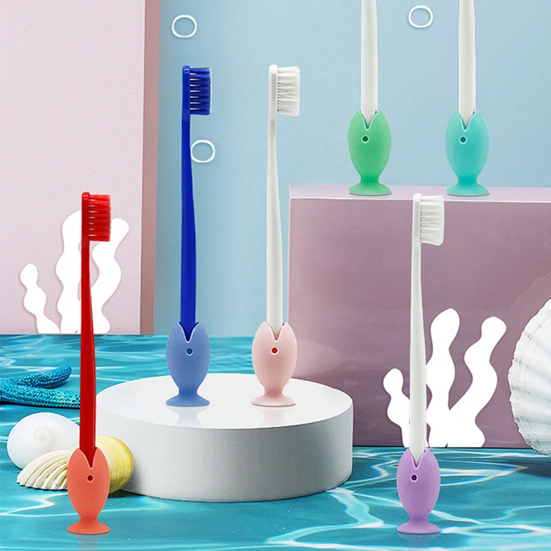 Cute Little Fish Cartoon Toothbrush Holder Silicone Stand-Up Organizer Toothbrush Head Covers Travel Portable Toiletry
Cute Little Fish Cartoon Toothbrush Holder Silicone Stand-Up Organizer Toothbrush Head Covers Travel Portable Toiletry