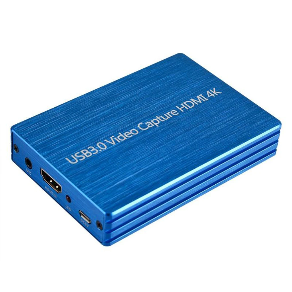 4K HD to USB 3.0 Video Capture Card Dongle 1080P HD Video Recorder Grabber for Capturing Gaming Live Streaming
4K HD to USB 3.0 Video Capture Card Dongle 1080P HD Video Recorder Grabber for Capturing Gaming Live Streaming