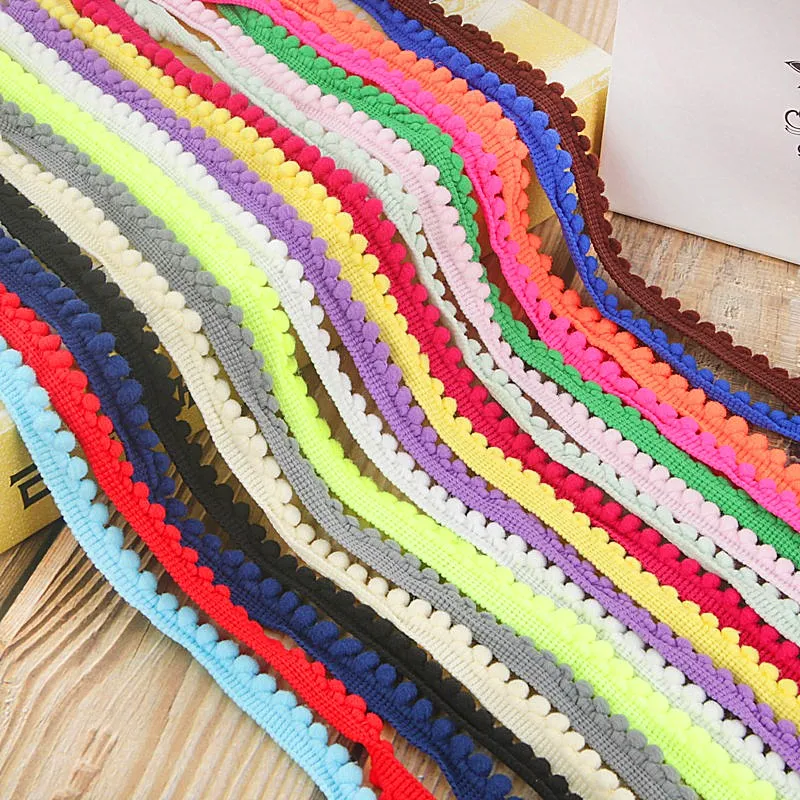 10/5Yards Pom Poms Trim Ball Lace Ribbon 11 mm Pompom Fringe Ribbon Sewing Lace Kintted Fabric Handmade Craft Decoration
10/5Yards Pom Poms Trim Ball Lace Ribbon 11 mm Pompom Fringe Ribbon Sewing Lace Kintted Fabric Handmade Craft Decoration