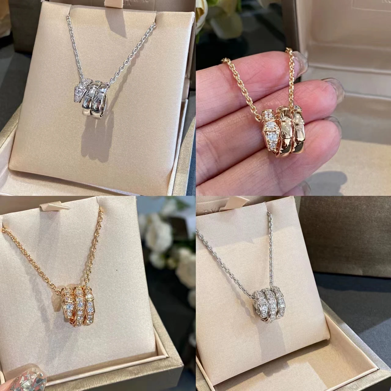 European Exquisite Jewelry 925 Sterling Silver Full Diamond Snake Head Pendant Ladies Necklace Fashion Brand Luxury Jewelry
European Exquisite Jewelry 925 Sterling Silver Full Diamond Snake Head Pendant Ladies Necklace Fashion Brand Luxury Jewelry