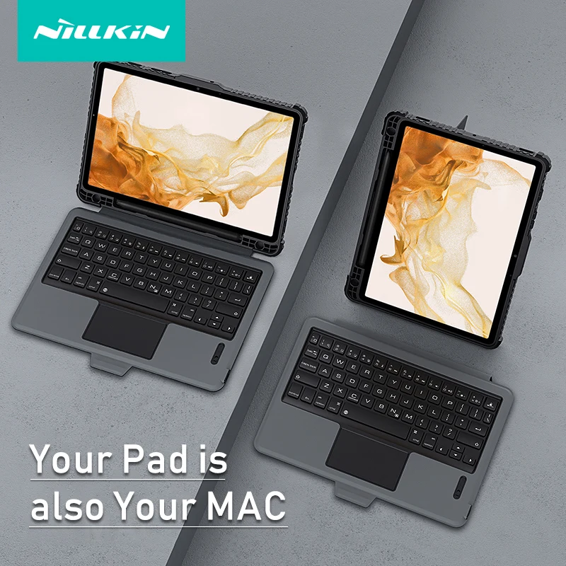 NILLKIN Für Samsung Galaxy Tab S8 Fall Bluetooth Tastatur Fall Für Samsung Galaxy Tab S8 Plus 5G Touch Pad schutzhülle
NILLKIN Für Samsung Galaxy Tab S8 Fall Bluetooth Tastatur Fall Für Samsung Galaxy Tab S8 Plus 5G Touch Pad schutzhülle
