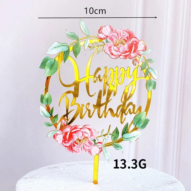 Happy Birthday Acrylic Cake Topper Party Supplies Happy Birthday Cake Decorations Accessories Circle Double Layer Cupcake Topper
Happy Birthday Acrylic Cake Topper Party Supplies Happy Birthday Cake Decorations Accessories Circle Double Layer Cupcake Topper