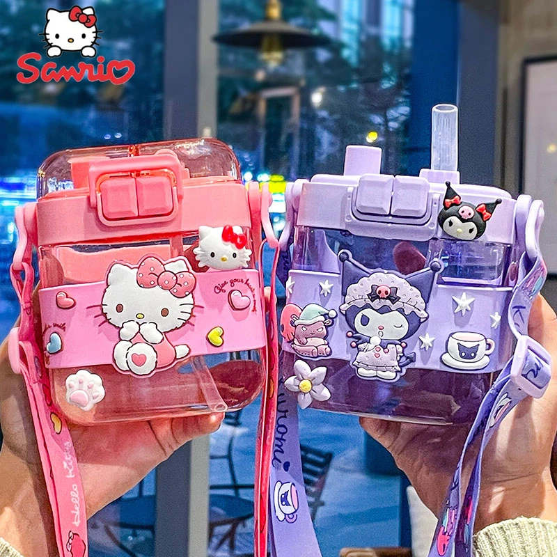 600 мл Sanrio большая емкость портативная чашка Kawaii Hello Kitty Kuromi Cinnamoroll прозрачный пластиковый чайник с соломинкой бутылка для воды девушка
600 мл Sanrio большая емкость портативная чашка Kawaii Hello Kitty Kuromi Cinnamoroll прозрачный пластиковый чайник с соломинкой бутылка для воды девушка