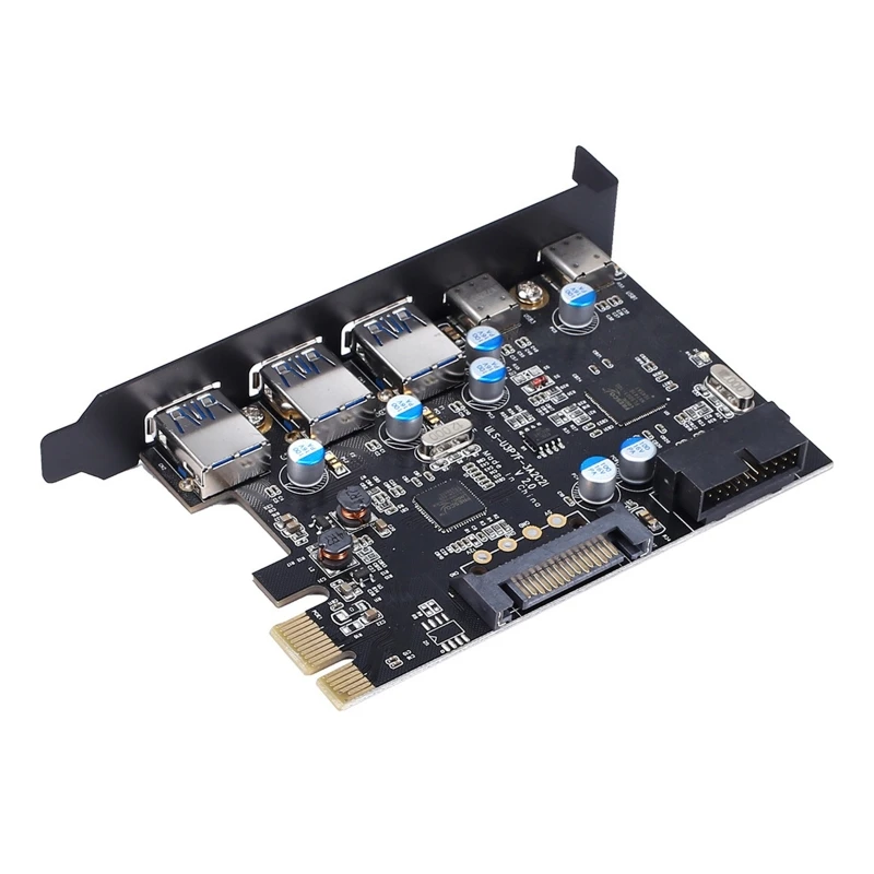 5 Ports USB 3.0 PCI Express Adapter Card Type C PCI-E Expansion PCIE USB 3.0 HUB Controller Desktop PC PCI E Extender
5 Ports USB 3.0 PCI Express Adapter Card Type C PCI-E Expansion PCIE USB 3.0 HUB Controller Desktop PC PCI E Extender