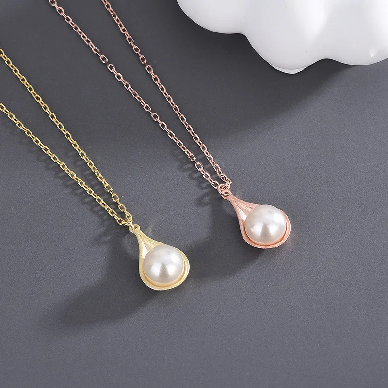 Kawiia 925 Sterling Silver Plated 14K Gold Necklace Fashion Jewelry Retro Pearl Pendant Necklace OL Temperament Sweater Chain
Kawiia 925 Sterling Silver Plated 14K Gold Necklace Fashion Jewelry Retro Pearl Pendant Necklace OL Temperament Sweater Chain