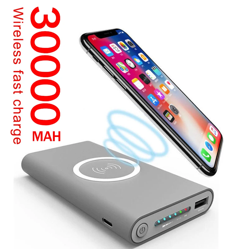 30000mAh portable Power bank 2 USB mobile phone external battery charger for iphone and Android
30000mAh portable Power bank 2 USB mobile phone external battery charger for iphone and Android