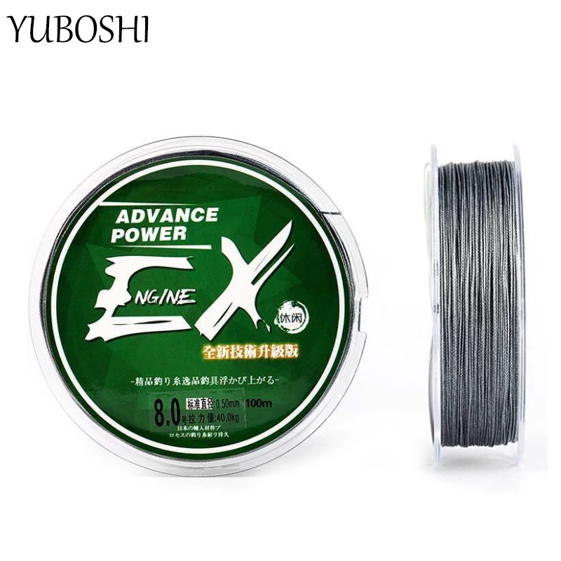 YUBOSHI New 15LB-70LB Japanese High-quality 8-Strand Braid Line 100M Gray Multifilament PE Rock Fishing Line
YUBOSHI New 15LB-70LB Japanese High-quality 8-Strand Braid Line 100M Gray Multifilament PE Rock Fishing Line