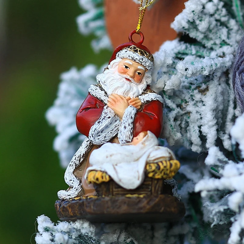 Santa Decoration Christmas Tree Decoration Christmas Resin Crafts Santa Claus Ornaments Happy New Year Gift
Santa Decoration Christmas Tree Decoration Christmas Resin Crafts Santa Claus Ornaments Happy New Year Gift