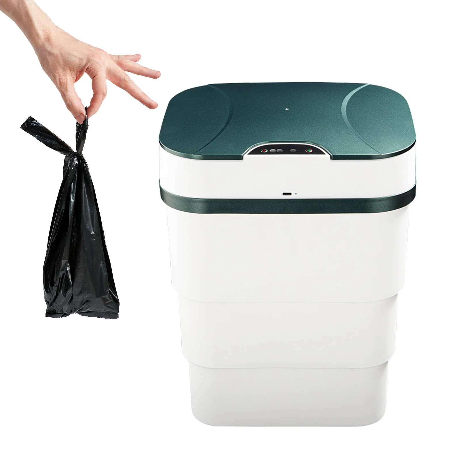 Умная мусорная корзина с крышкой, водонепроницаемое ведро для мусора с активацией при движении, с крышкой, регулируемый объем 3 Л/6 л/9,5 л, акс...
Умная мусорная корзина с крышкой, водонепроницаемое ведро для мусора с активацией при движении, с крышкой, регулируемый объем 3 Л/6 л/9,5 л, акс...