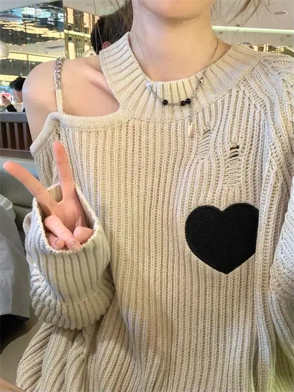 Chaleco Mujer Autumn And Winter New Retro Chic Design Sense Loose Knit Tops Strapless
Chaleco Mujer Autumn And Winter New Retro Chic Design Sense Loose Knit Tops Strapless
