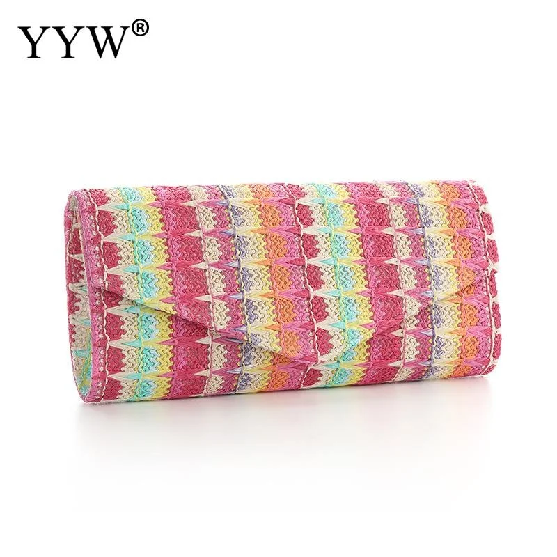 Women Evening Bags 2022 Multi-Colored Straw Clutch Bag Fashion Luxury Purse Prom Sling Chain Shoulder Bags Wedding Party Prom
Women Evening Bags 2022 Multi-Colored Straw Clutch Bag Fashion Luxury Purse Prom Sling Chain Shoulder Bags Wedding Party Prom