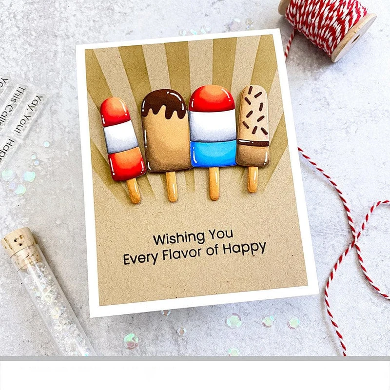 Popsicle Metal Cutting Dies 2022 New Scrapbooking Album Paper Decorative Crafts Card Embossing Templates
Popsicle Metal Cutting Dies 2022 New Scrapbooking Album Paper Decorative Crafts Card Embossing Templates