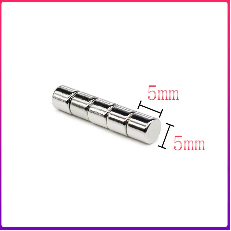 20/50/100/200/300/500PCS 5x5 Round Strong Neodymium Magnet 5mm x 5mm Powerful Magnetic Magnets 5x5mm Permanent Magnet Disc 5*5
20/50/100/200/300/500PCS 5x5 Round Strong Neodymium Magnet 5mm x 5mm Powerful Magnetic Magnets 5x5mm Permanent Magnet Disc 5*5