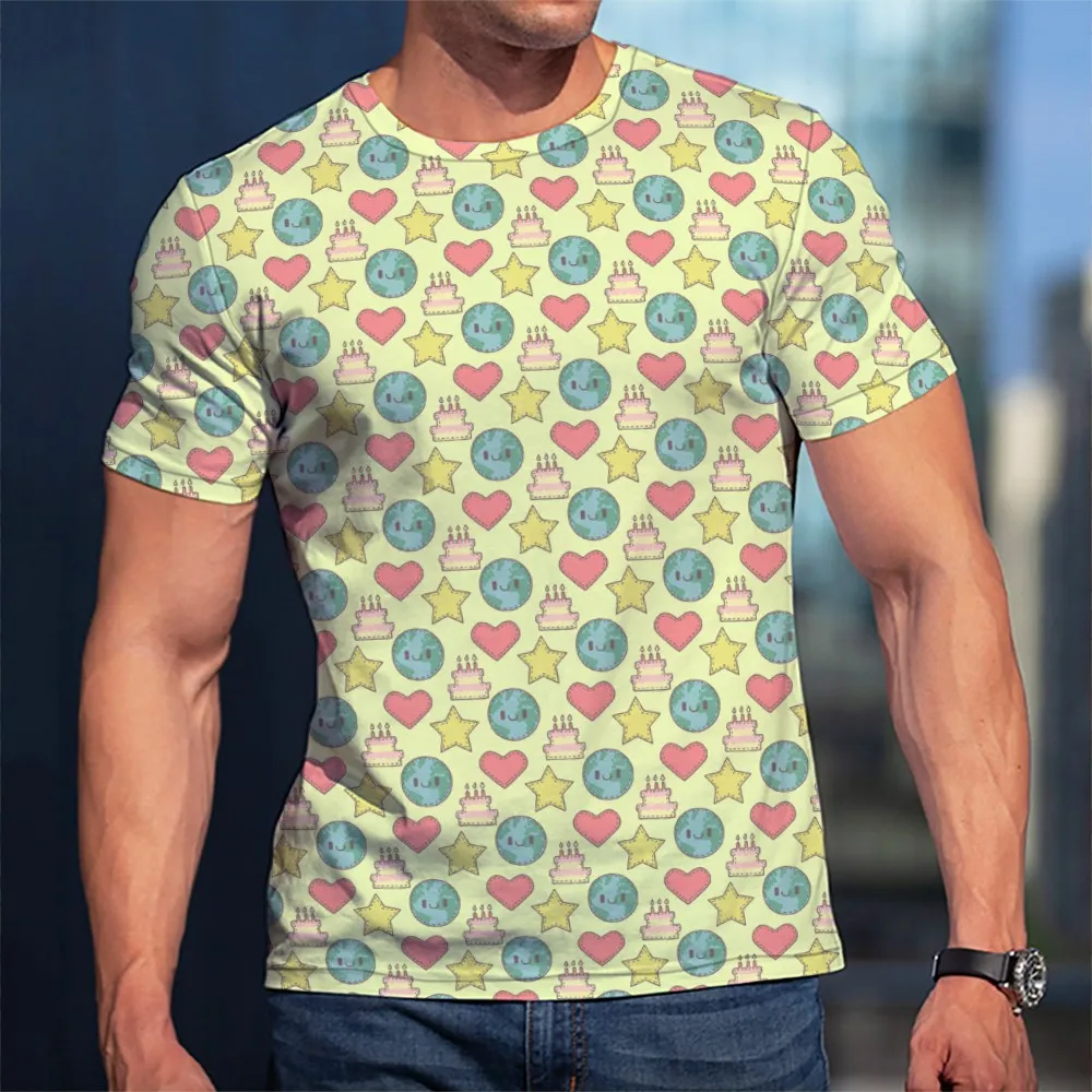 Advanced basic 3D printing short-sleeved summer all-match trend couple T-shirt bottoming top simple JJ
Advanced basic 3D printing short-sleeved summer all-match trend couple T-shirt bottoming top simple JJ
