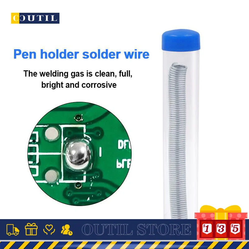 Portable Solder Wire High Purity And Low Melting Point Solder Wire Suitable For Soldering Of Electronic And Home Appliances
Portable Solder Wire High Purity And Low Melting Point Solder Wire Suitable For Soldering Of Electronic And Home Appliances