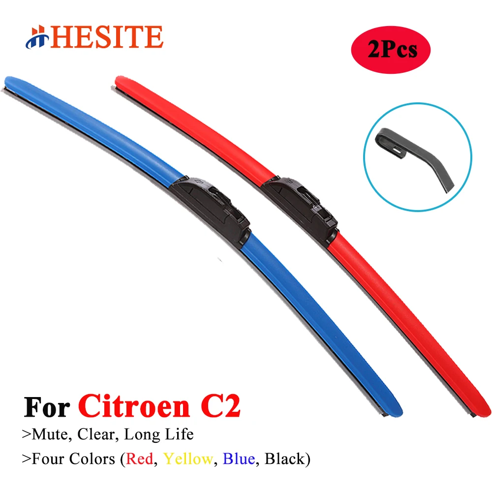 HESITE Colorful Windshield Wiper Blade For Citroen C2 JM JG Hatchback 2003 2004 2005 2008 2009 2010 2015 2016 2019 Hybrid Wipers
HESITE Colorful Windshield Wiper Blade For Citroen C2 JM JG Hatchback 2003 2004 2005 2008 2009 2010 2015 2016 2019 Hybrid Wipers