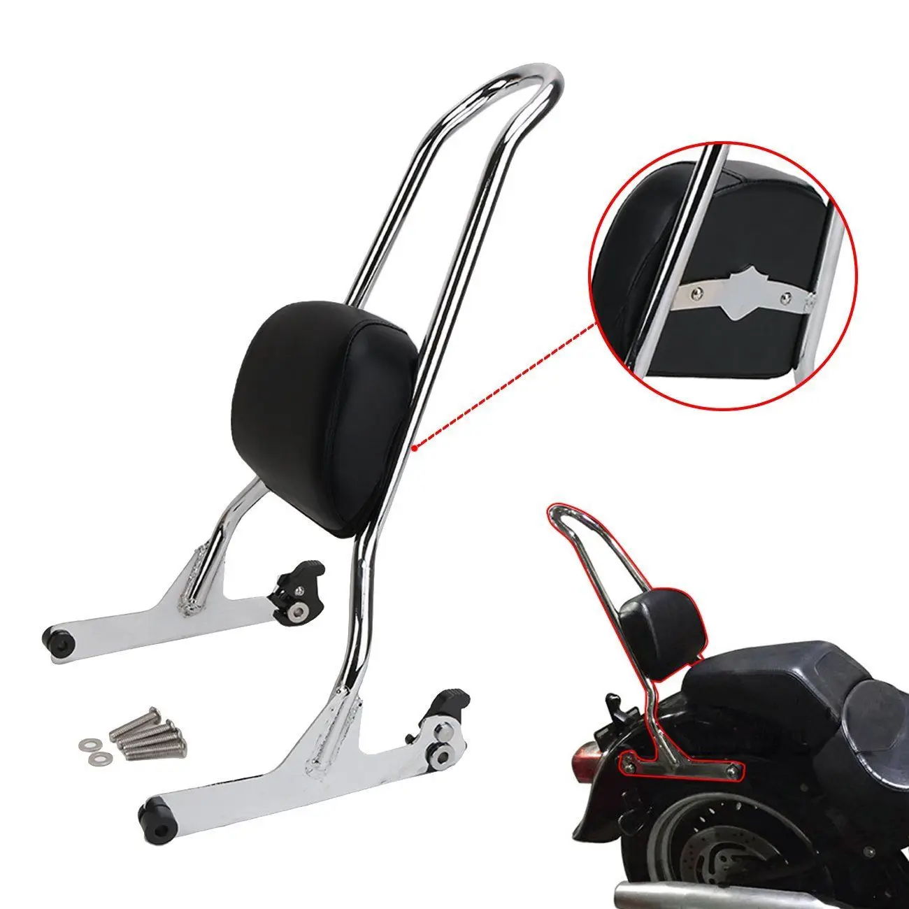 Съемная пассажирская спинка для мотоцикла, коврик для Harley Softail Fatboy 2006 и выше
Съемная пассажирская спинка для мотоцикла, коврик для Harley Softail Fatboy 2006 и выше