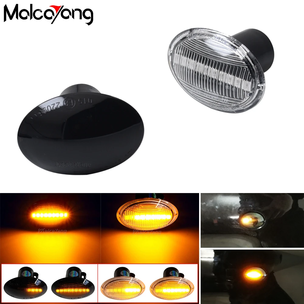 2Pcs Led Dynamic Side Marker Turn Signal Light For Fiat 500 Ford KA Lancia Lybra Ypsilon Maserati GranCabrio Granturismo
2Pcs Led Dynamic Side Marker Turn Signal Light For Fiat 500 Ford KA Lancia Lybra Ypsilon Maserati GranCabrio Granturismo