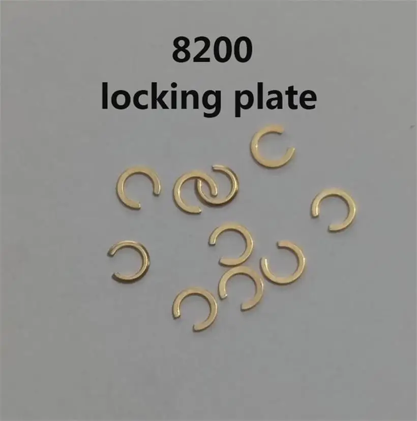 Детали для часов подходят для 8200 движущихся еженедельных пластин, блокировочные штифты 8200, открывающаяся пластина, стопорные детали 
Детали для часов подходят для 8200 движущихся еженедельных пластин, блокировочные штифты 8200, открывающаяся пластина, стопорные детали