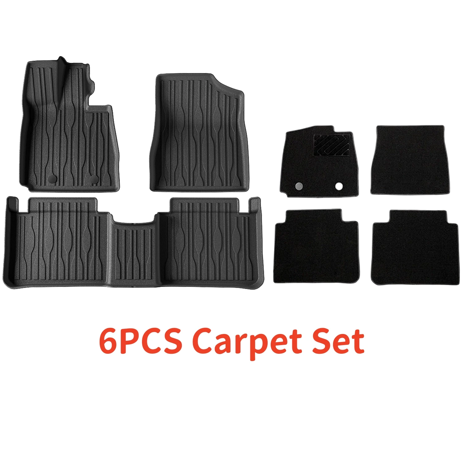 Для BYD Han EV/DMI 2022-2025 TPE Коврики и грузовой подкладки, всепогодные противоскользящие водонепроницаемые коврики для заднего багажника Коврики на спинку
Для BYD Han EV/DMI 2022-2025 TPE Коврики и грузовой подкладки, всепогодные противоскользящие водонепроницаемые коврики для заднего багажника Коврики на спинку