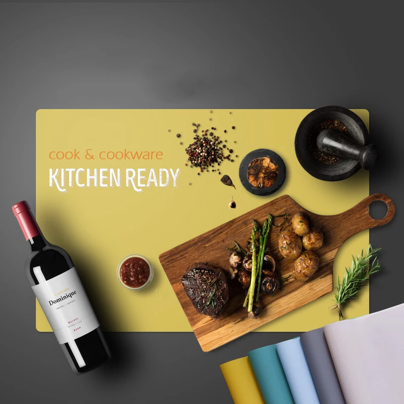 Kitchen Placemat Tableware Mat Silicone Pad Heat Insulation Water Wash odorless Available In Multiple Colors 1 Pcs
Kitchen Placemat Tableware Mat Silicone Pad Heat Insulation Water Wash odorless Available In Multiple Colors 1 Pcs