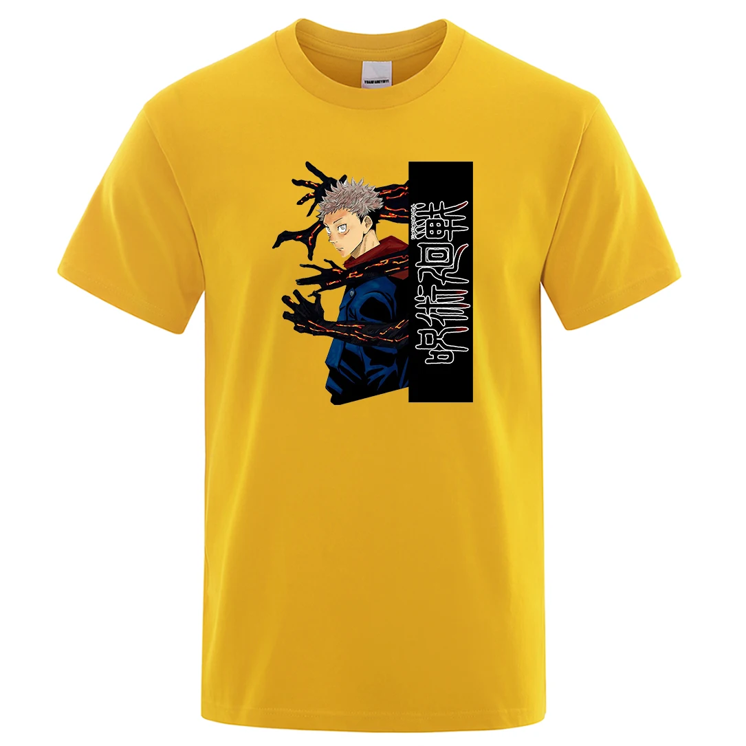 Jujutsu Kaisen T-Shirts Mens Summer Cartoon Mens Clothing Streetwear Japan Anime Gojo Satoru T Shirt Casual Harajuku Tees Tops
Jujutsu Kaisen T-Shirts Mens Summer Cartoon Mens Clothing Streetwear Japan Anime Gojo Satoru T Shirt Casual Harajuku Tees Tops