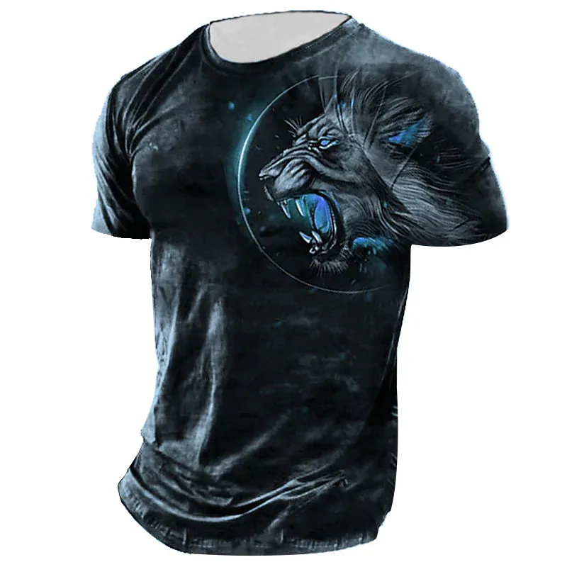 Men's 3D Lion Printed T-shirts Summer Y2k Casual Streetwear Mens Clothes Sweatshirt Tops Hip Hop Tees Harajuku Fashion Hot Tees
Men's 3D Lion Printed T-shirts Summer Y2k Casual Streetwear Mens Clothes Sweatshirt Tops Hip Hop Tees Harajuku Fashion Hot Tees