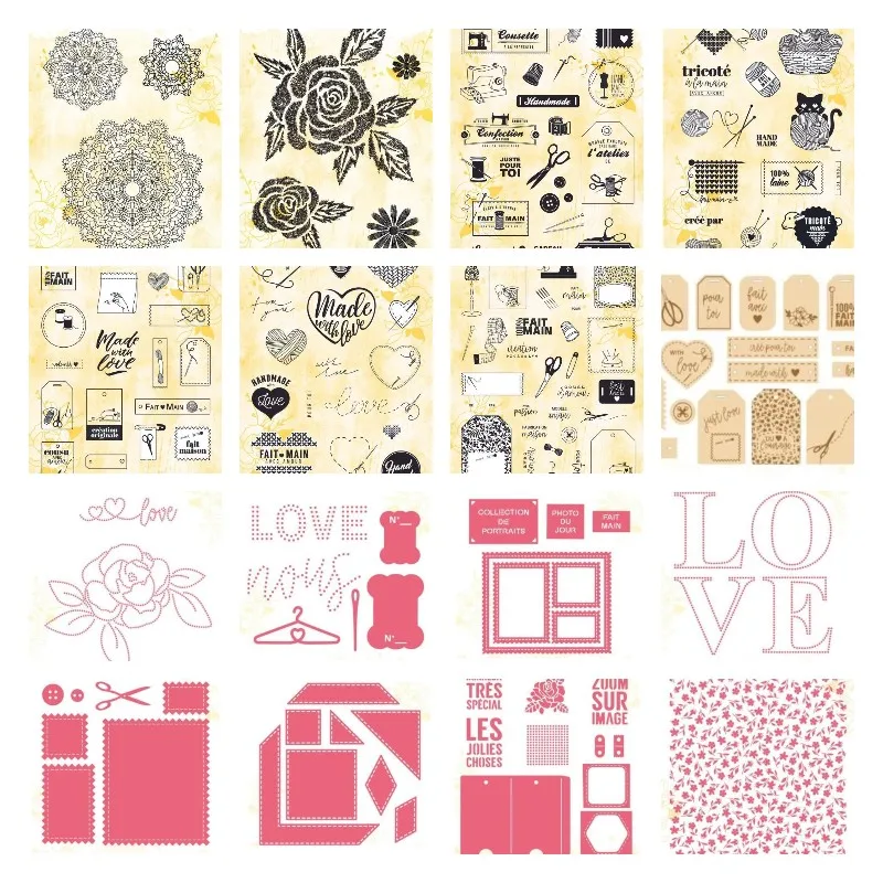Flower Love Label Square Metal Cutting Dies Stamps For Diy Scrapbooking Crafts Maker Photo Album Template Handmade Decoration
Flower Love Label Square Metal Cutting Dies Stamps For Diy Scrapbooking Crafts Maker Photo Album Template Handmade Decoration
