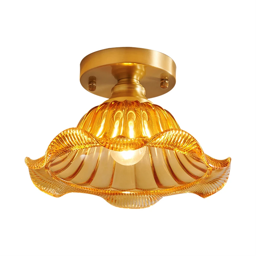 All copper gold glass ceiling lights bedroom bathroom luxury aisle light hallway balcony E14 LED ceiling lamps decor fixtures
All copper gold glass ceiling lights bedroom bathroom luxury aisle light hallway balcony E14 LED ceiling lamps decor fixtures