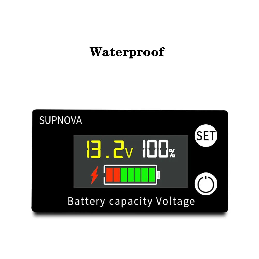 Battery Capacity Indicator DC 8V-100V Lead Acid Lithium LiFePO4 Car Motorcycle Voltmeter Voltage Gauge 12V 24V 48V 72V
Battery Capacity Indicator DC 8V-100V Lead Acid Lithium LiFePO4 Car Motorcycle Voltmeter Voltage Gauge 12V 24V 48V 72V