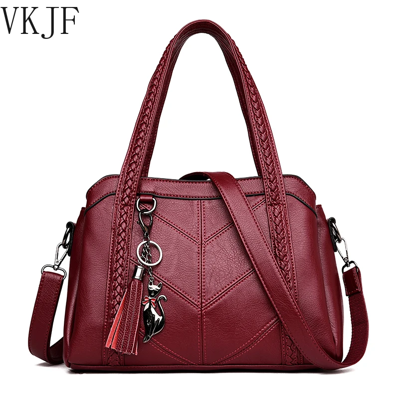 Women Leather Handbags Fashion Tassel Tote Bags Designer Ladies Hand Crossbody Bags for Women 2022 New Shoulder Bag Sac A Main
Women Leather Handbags Fashion Tassel Tote Bags Designer Ladies Hand Crossbody Bags for Women 2022 New Shoulder Bag Sac A Main