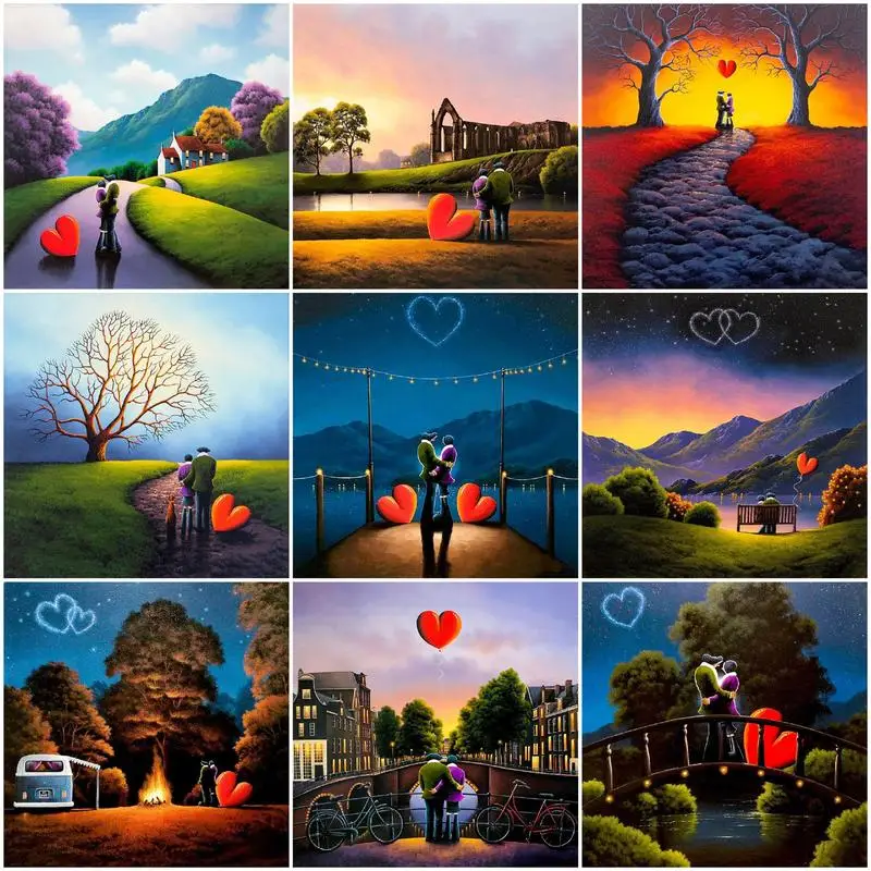 CHENISTORY Painting By Numbers Lover's Love Drawing On Canvas Pictures By Numbers Painting Personalized Gift
CHENISTORY Painting By Numbers Lover's Love Drawing On Canvas Pictures By Numbers Painting Personalized Gift