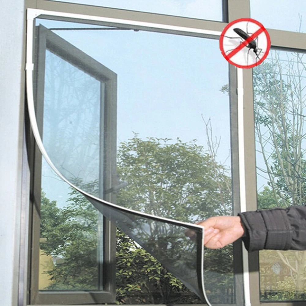 150X130cm Anti-Insect Fly Bug Mosquito Door Net Mesh Screen Protector Door Window Net Mesh Fly Bug Curtain Flyscreen CA
150X130cm Anti-Insect Fly Bug Mosquito Door Net Mesh Screen Protector Door Window Net Mesh Fly Bug Curtain Flyscreen CA