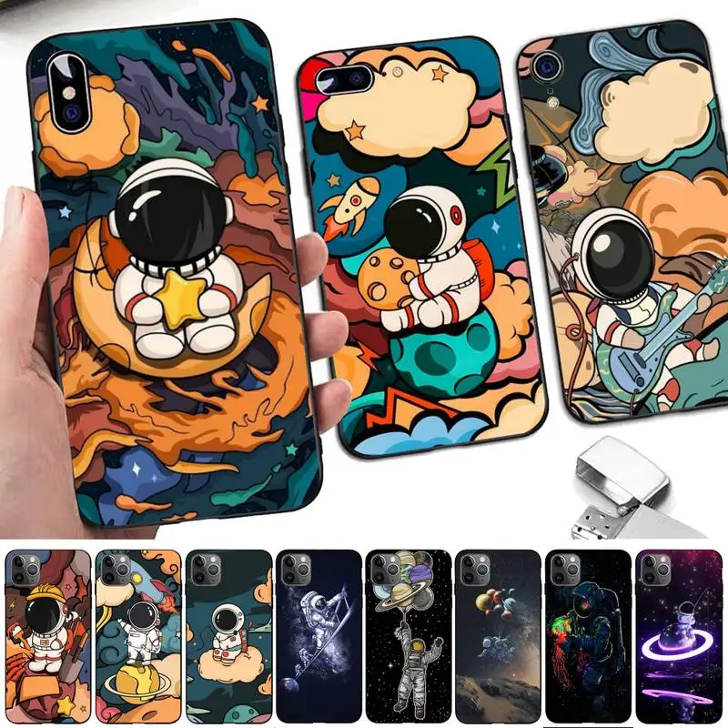 Cute Astronaut Phone Case for iPhone 11 12 13 mini pro XS MAX 8 7 6 6S Plus X 5S SE 2020 XR case
Cute Astronaut Phone Case for iPhone 11 12 13 mini pro XS MAX 8 7 6 6S Plus X 5S SE 2020 XR case