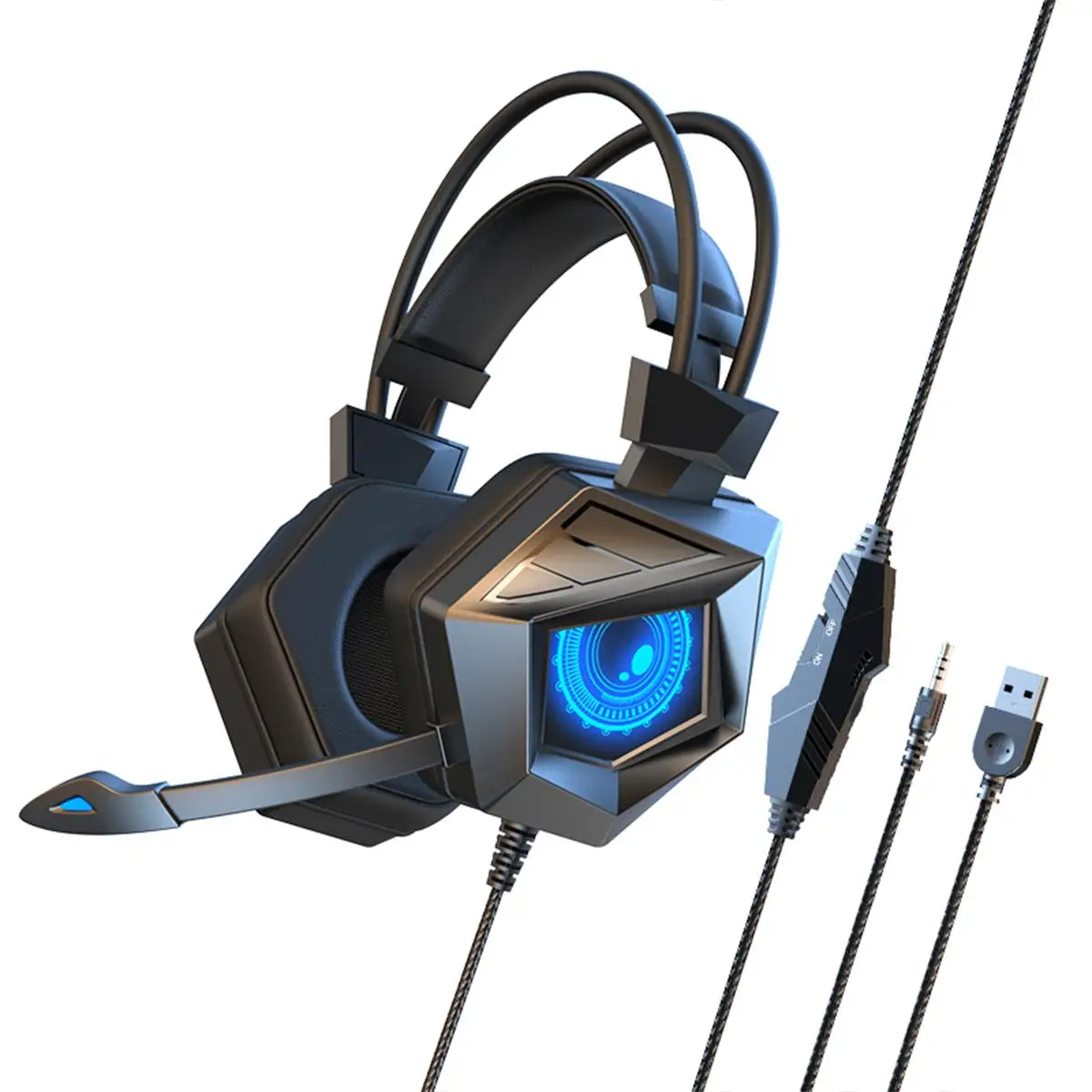 Игровая гарнитура с микрофоном Deep Bass для ноутбука PS4 PS5 Mac Xbox One, игровые наушники Nintendo с шумоподавлением
Игровая гарнитура с микрофоном Deep Bass для ноутбука PS4 PS5 Mac Xbox One, игровые наушники Nintendo с шумоподавлением
