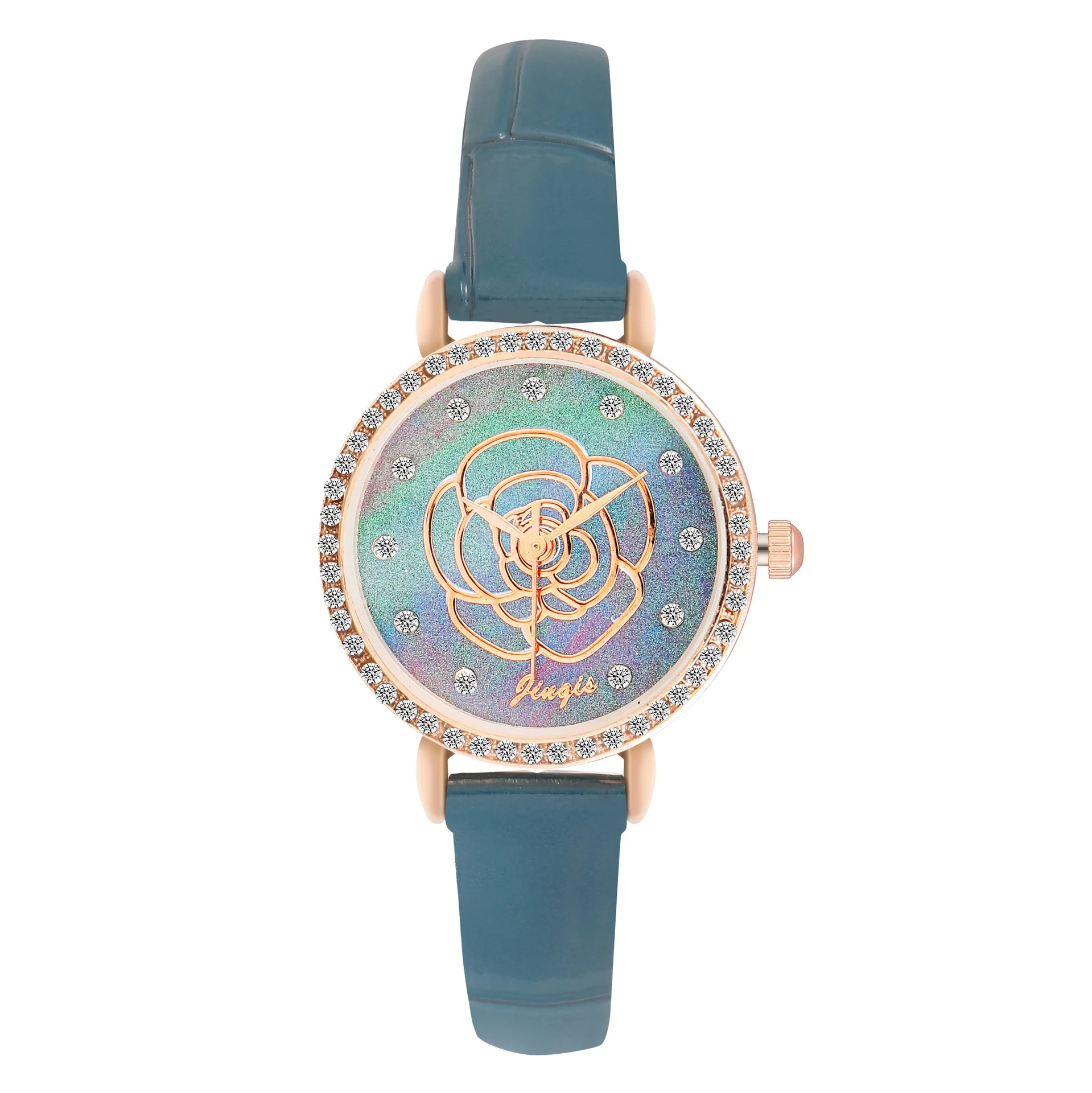 New Fashion Women Rose Flower Watches Leather Strap Dress Quartz Watch For Women Girls Gift Relogio Feminino Ladies Wristwatch
New Fashion Women Rose Flower Watches Leather Strap Dress Quartz Watch For Women Girls Gift Relogio Feminino Ladies Wristwatch