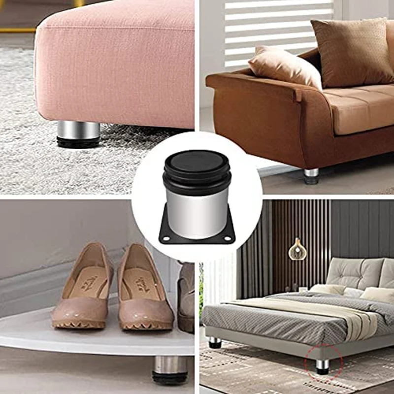 8Pcs Furniture Legs Stainless Steel Cabinet Leg Round Adjustable Leg Table Leg Furniture Feet Leg For Desk Sofa
8Pcs Furniture Legs Stainless Steel Cabinet Leg Round Adjustable Leg Table Leg Furniture Feet Leg For Desk Sofa