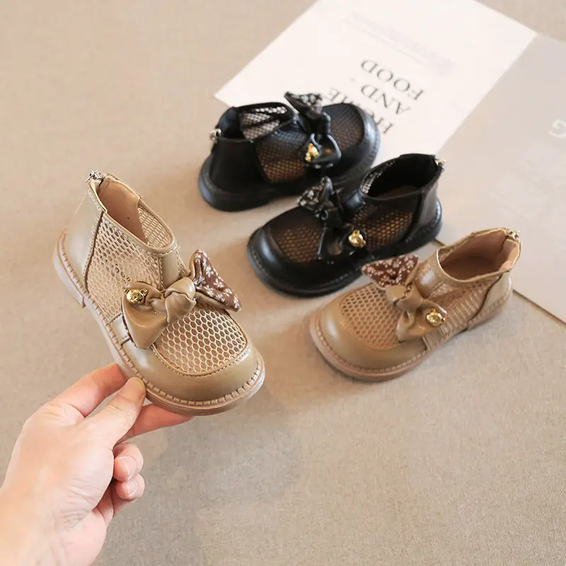 Spring Summer Mesh Children Fashion Boots Cute Bow Bear Princess Shoes For Girls Toddler Anti Slip Soft PU Kids Ankle Boot
Spring Summer Mesh Children Fashion Boots Cute Bow Bear Princess Shoes For Girls Toddler Anti Slip Soft PU Kids Ankle Boot