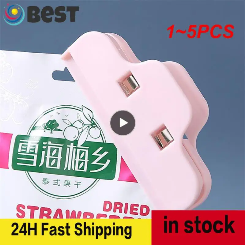 1~5PCS lot Portable large Kitchen Storage Food Snack Seal Sealing Bag Clips Sealer Clamp Plastic Tool 
1~5PCS lot Portable large Kitchen Storage Food Snack Seal Sealing Bag Clips Sealer Clamp Plastic Tool