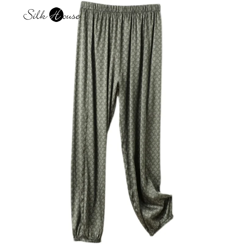 New Heavy Silk Women's Trousers Loose and Thin Splicing Radish Pants Mulberry Silk Lantern Pants Leisure High Waist Trousers
New Heavy Silk Women's Trousers Loose and Thin Splicing Radish Pants Mulberry Silk Lantern Pants Leisure High Waist Trousers