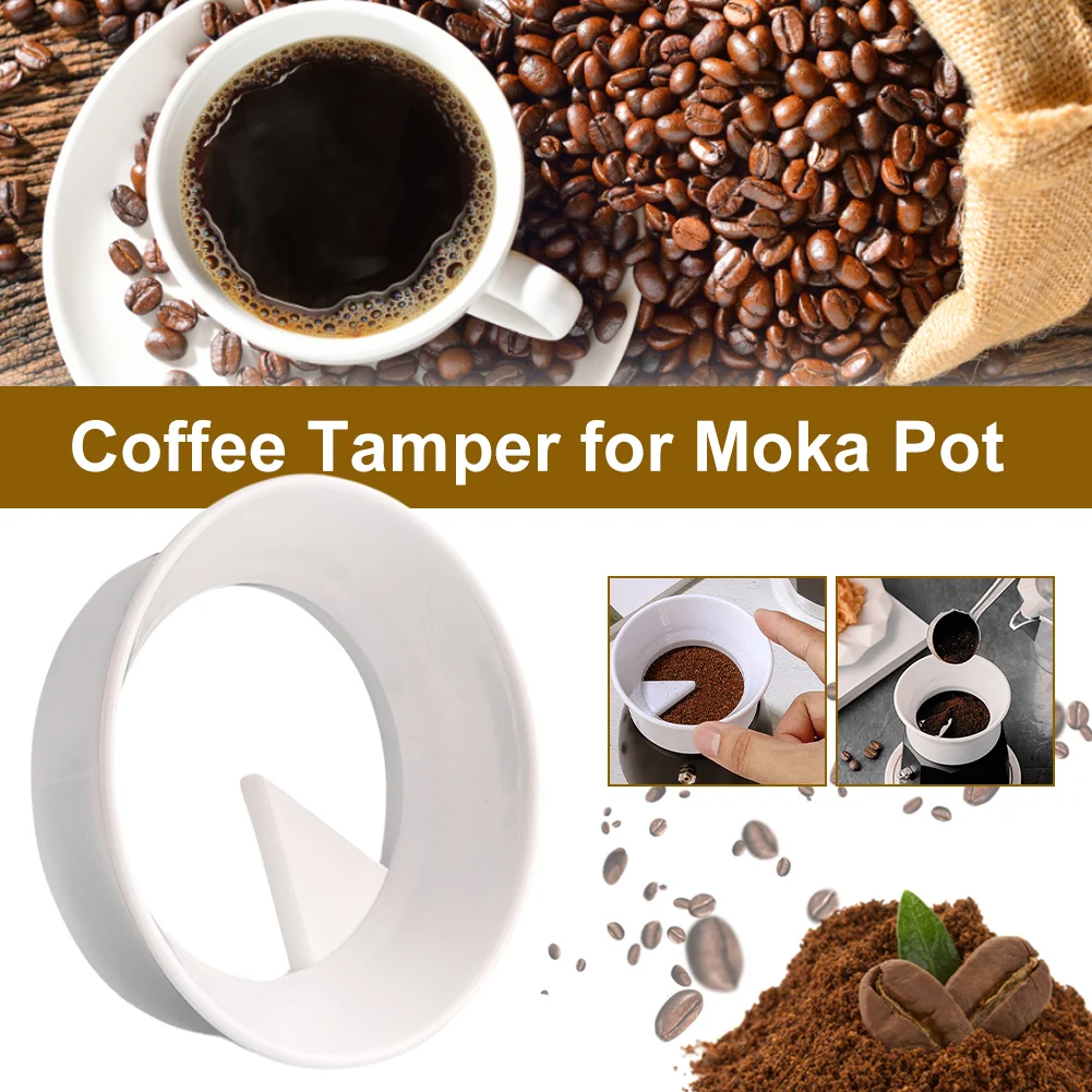 

85MM 90MM Coffee Tamper For Moka Pot Rotary Powder Dosing Ring Coffee Distributor Leveler Espresso Tool Coffee Tamper Accessorie