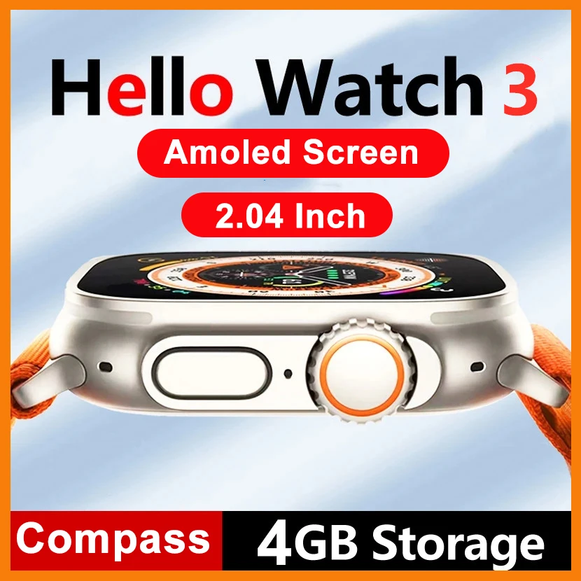 Умные часы Hello Watch 3, 4 Гб ПЗУ, экран Amoled, стандартный компас, пульсометр, IWO 2023, мужские и женские умные часы серии 8, 49 мм
Умные часы Hello Watch 3, 4 Гб ПЗУ, экран Amoled, стандартный компас, пульсометр, IWO 2023, мужские и женские умные часы серии 8, 49 мм