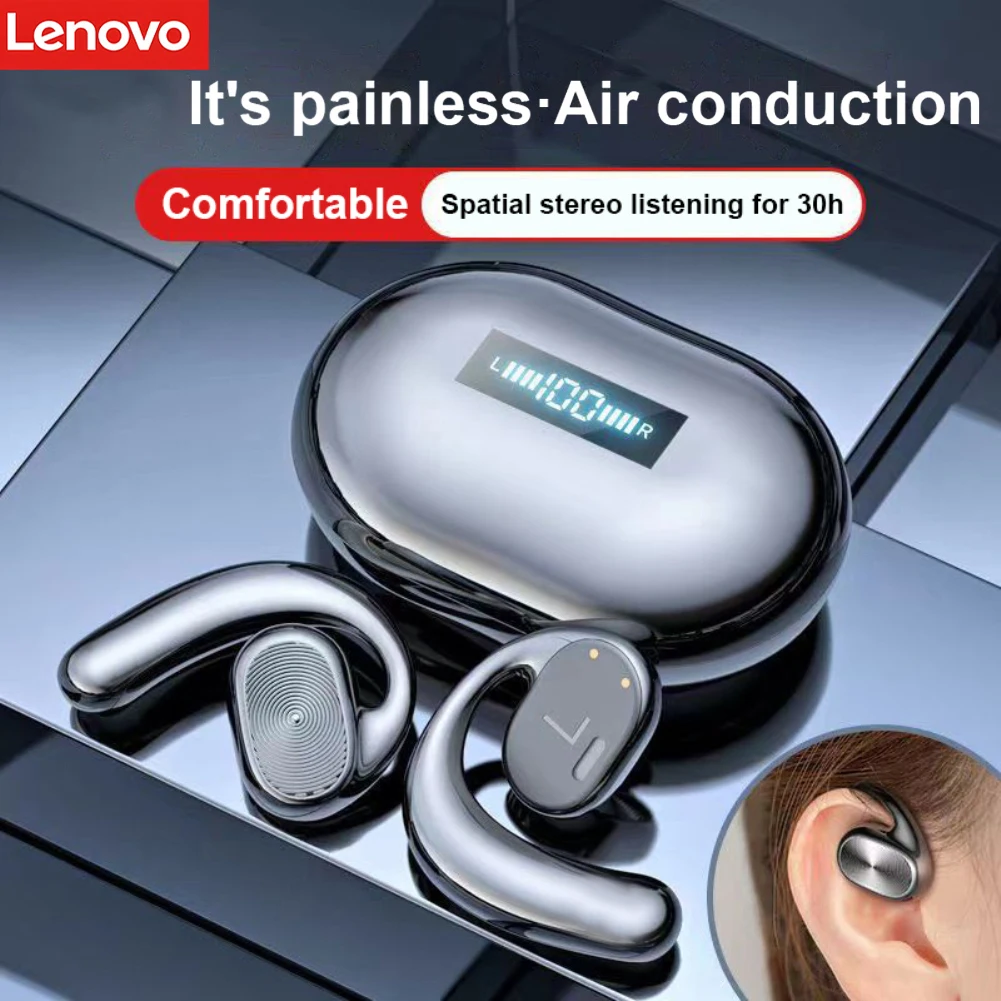 Lenovo Air buds pro 3 Bone Conduction Bluetooth Headphones Wireless Hanging Waterproof Gaming Headset Noise Reduction freebuds
Lenovo Air buds pro 3 Bone Conduction Bluetooth Headphones Wireless Hanging Waterproof Gaming Headset Noise Reduction freebuds