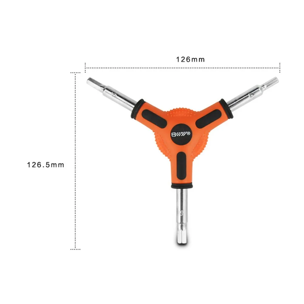4/5/6mm High Quality Bicycle Y-shaped Hex Tool Y-wrench Mountain Bike Repair Hex Wrench Carbon Steel Cycling Tool
4/5/6mm High Quality Bicycle Y-shaped Hex Tool Y-wrench Mountain Bike Repair Hex Wrench Carbon Steel Cycling Tool