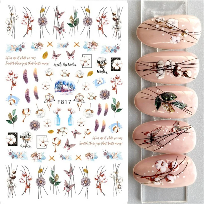 1pcs 3D Blue Butterfly Nail Sticker Autumn Winter Flowers Leaf Self Adhesive Sliders Wraps Manicures Foils DIY Nail Art Decorati
1pcs 3D Blue Butterfly Nail Sticker Autumn Winter Flowers Leaf Self Adhesive Sliders Wraps Manicures Foils DIY Nail Art Decorati