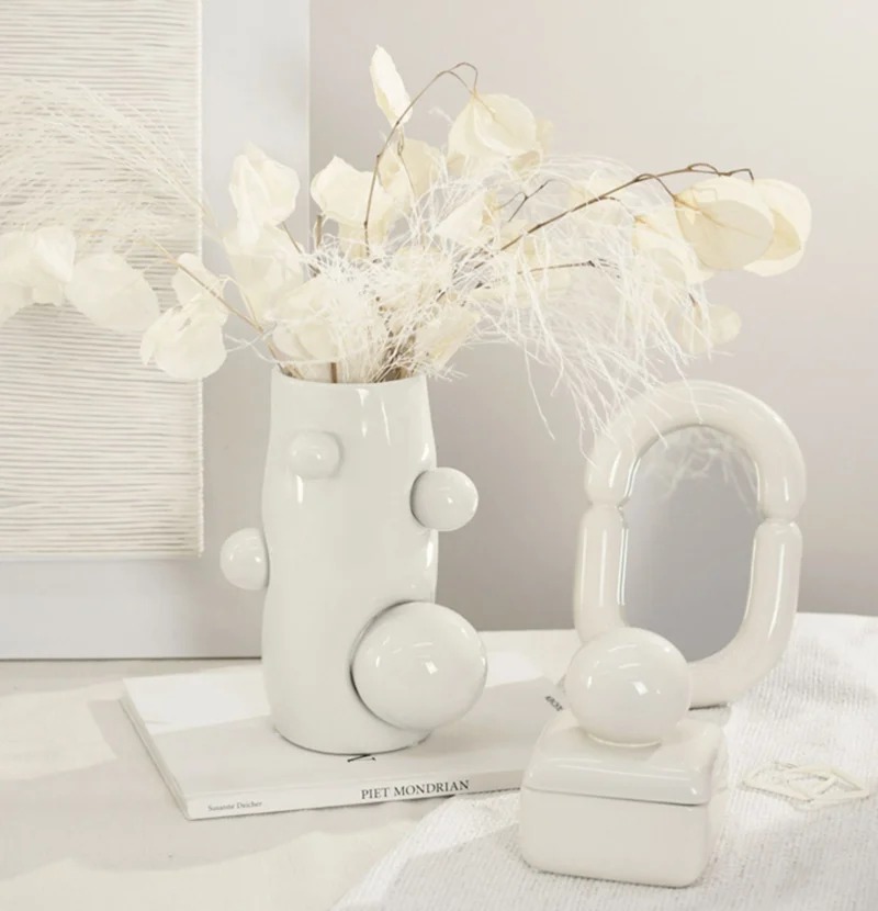 Living Room Decoration Jewelry Storage Box Vanity Mirror Ceramic Flower Vase Bottles,Jars & Boxes Flower Arrangement Container
Living Room Decoration Jewelry Storage Box Vanity Mirror Ceramic Flower Vase Bottles,Jars & Boxes Flower Arrangement Container