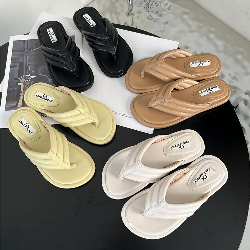 2022 New Summer Women External Wear Flip Flops Yellow Slippers Fairy Style Comfortable Pinched Toe Slides Slip On Mules Shoes
2022 New Summer Women External Wear Flip Flops Yellow Slippers Fairy Style Comfortable Pinched Toe Slides Slip On Mules Shoes