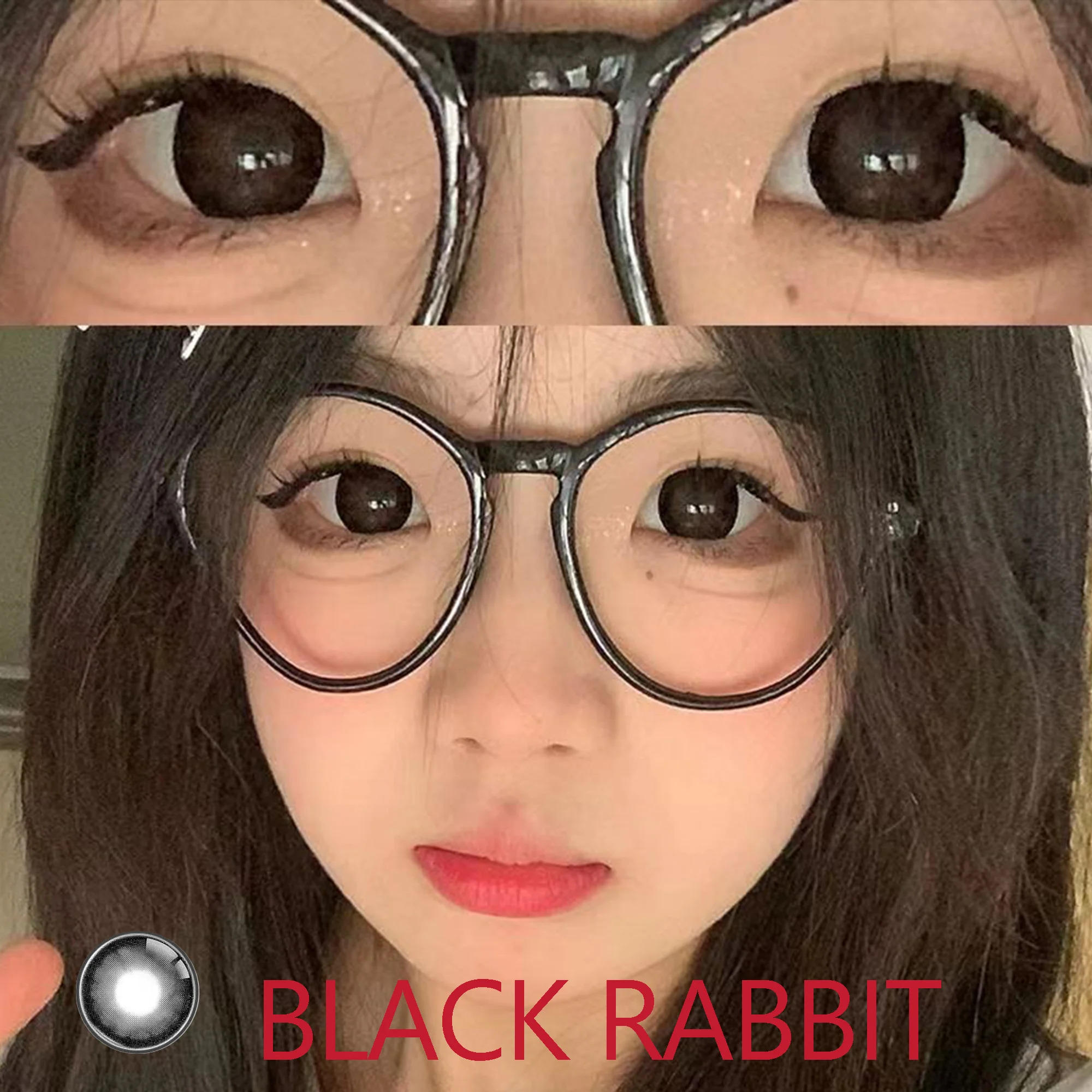 14.50mm Soft Contacts Lenses Women Men Eyewear with Power Anime Dolly Cosplay Accessories Black Rabbit
14.50mm Soft Contacts Lenses Women Men Eyewear with Power Anime Dolly Cosplay Accessories Black Rabbit