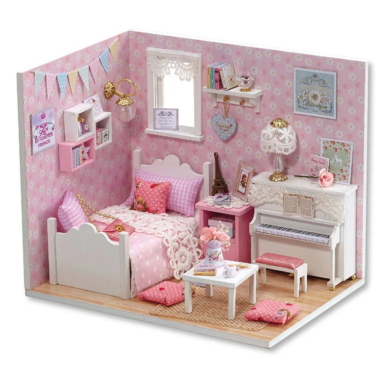 Doll House DIY Miniature Dollhouse Model Wooden Toy Furnitures Dolls Houses Toys Birthday Gift Garden Angel
Doll House DIY Miniature Dollhouse Model Wooden Toy Furnitures Dolls Houses Toys Birthday Gift Garden Angel
